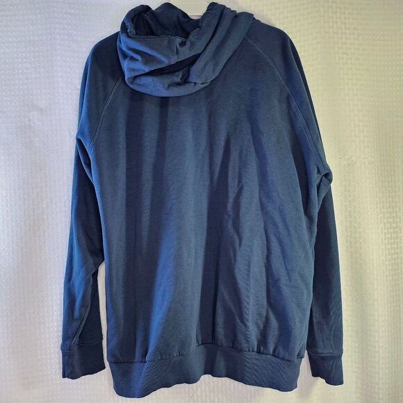 Gymshark XXL Navy Blue Full-Zip Hoodie Sweatshirt - Picture 4 of 4